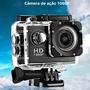 Imagem de Câmera Esportiva HD Mini à Prova D'Água - Multifuncional com Tela de 2 Polegadas para Mergulho