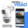 Imagem de Câmera Externa De Segurança Wifi 360 Lente Dupla com  Visão  Noturna