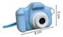 Imagem de Câmera Filmadora 2 Polegadas Digital Mini Infantil Azul Fotografa E Filma Importway Com Bateria Recarregável