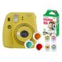 Imagem de Câmera Fujifilm Instax MINI9 Amarelo Banana c/ 3 filtros + 4 Clips Mag.+ Pack 10 fotos