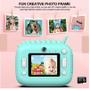 Imagem de Câmera infantil com impressão instantânea, câmera digital de selfie 32GB 10 Bobinas Filme