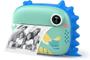Imagem de Câmera infantil com impressão instantânea, câmera digital de selfie 32GB 10 Bobinas Filme