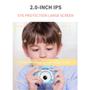 Imagem de Câmera Infantil Mini Efeitos Fotos Voz Recarregável Com Capa Foto Filma Azul