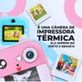 Imagem de Câmera Instantânea Infantil Filmadora Q5 Multifuncional Divertida Tira Foto Filma Registra Imprime Digital