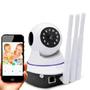 Imagem de Camera Ip 3 Antenas Wireless Sem Fio Wifi Sensor Noturna