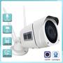 Imagem de Câmera IP Externa Com Cartão SIM 4G 5MP HD Sem Fio WIFI 1080P Vigilância Por Vídeo CCTV Metal P2P