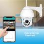 Imagem de Câmera ip Externa de Segurança WiFi Prova D'água 360º - Infravermelho Visão Noturna