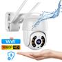 Imagem de Camera Ip Segurança WIFI Yoosee App Panorâmica Qualidade Prova Da Agua Resistente