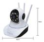 Imagem de Câmera IP WiFi 360º Visão Noturna Microfone Full HD