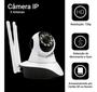 Imagem de Câmera Ip Wireless Wifi Com 3 Antenas Onvif Hd Giro 360