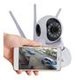 Imagem de Câmera Ip Wireless Wifi Com 3 Antenas Onvif Hd Giro 360