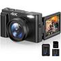 Imagem de Câmera IWEUKJLO 4K 48MP com Cartão SD de 32GB - Zoom Digital 16X