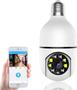 Imagem de Câmera Lâmpada 360 com visão noturna Wi-fi áudio FulHD Gravador App Yoosee