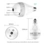 Imagem de Câmera Lampada IP Bivolt: Vigilância Avançada com Flexibilidade de Tensão