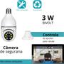 Imagem de Câmera Lâmpada Wi-Fi 360 com Conexão Wi-Fi