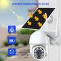 Imagem de Câmera PTZ Sem Fio Com Cartão Sim 4G Movida a Energia Solar De 5MP Para Rastreamento Automático