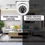 Imagem de Câmera Segurança Ip 360 Lâmpada Wi-fi Visão Noturna Hd Cor Branco
