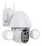 Imagem de Câmera Segurança Ip Wifi Inteligente Onvif 3MP Giratório Auto Tracking Externo IA