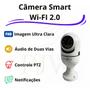 Imagem de Camera Smart Wifi Camera Ip E27 Lampada Led Monitoramento Visão Noturna Remoto Giro 360º 