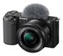 Imagem de Câmera sony zv-e10 mirrorless kit com lente 16-50mm (preta)