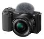 Imagem de Câmera Sony Zv-E10 Mirrorless Kit Com Lente 16-50Mm (Preta)