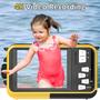 Imagem de Câmera Subaquática YISENCE 4K 48MP à Prova D'Água (11 Pés) com Cartão de 32GB