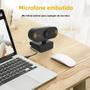 Imagem de Câmera USB HD 1080p - Webcam para Computador com Microfone e Tripé