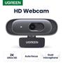 Imagem de Câmera Usb Pc Webcam 2K 30Fps Full Hd 360 Dois Microfone