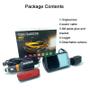 Imagem de Camera Veicular Interna e Frontal C/ Display Filmadora Automotiva Dashcam D26 Full HD Carro Segurança TAXI