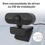 Imagem de Câmera Webcam Full HD 1080p USB com Microfone e Visão 360º