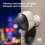 Imagem de Câmera Wi-Fi Externa 2K (3MP) - Sem Fio, com Bateria, Holofote, Sirene e Áudio Bidirecional