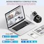 Imagem de Câmera WiFi Icsee com Duas Lentes, Zoom 4x Digital e Classificação IP66 Onvif