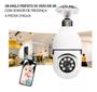 Imagem de Camera Wifi Ip Bocal E27 Hd Lampada Alarme Espiã Led Infra QUE GIRA - JT8177