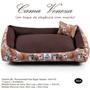 Imagem de Caminha Cama Cachorro Gato Com Zíper 50x40cm Tamanho P 2 Pçs
