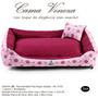 Imagem de Caminha Cama Cachorro Gato Tam. M 2 Pçs Com Zíper 60x50cm Lavável 