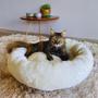 Imagem de Caminha Nuvem Pet Donut Pelucia Redonda Cama Gato Cachorro Tam. G