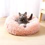 Imagem de Caminha Nuvem Pet Gato Cao Cachorro Donut Cama Pelucia 60cm Rosquinha Macio Confortavel Animal de Estimaçao Domestico Antiderrapante Resistente