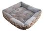 Imagem de Caminha Pet Cama Cachorro Gigante Gg Caminha Soft 70 X 70cm Avelã