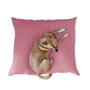 Imagem de Caminha Pet Duo Dream Macio Luxo Quadrado Almofada Para Cachorro Gato Suede Rose Gold e Bege - Ahazzo Móveis