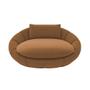 Imagem de Caminha Pet Poltrona Golden 78cm Veludo Terracota - Sallar Home