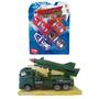 Imagem de Caminhão a Fricção Militar com Missil + Carrinho a Fricção de Polícia Kit com 4 Unidades - Pica Pau