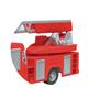 Imagem de Caminhão bombeiro brinquedo iveco para meninos usual plastic