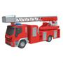 Imagem de Caminhão bombeiro brinquedo iveco para meninos usual plastic