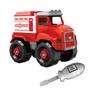 Imagem de Caminhão Bombeiro City Machine 12cm monta e desmonta BR1698 Multikids