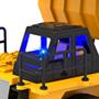 Imagem de Caminhão Caçamba Carro Construção com Controle Remoto Luzes Multi Direções Multikids Br2311