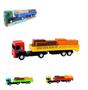 Imagem de Caminhao carreta medio colors com carga 45x10,5x9cm - 20 comercial