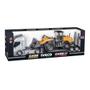Imagem de Caminhao case hiway plataforma com trator case pa carregadeira construction usual