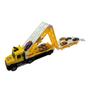 Imagem de Caminhao Catapulta com Lancador Toyking Amarelo com Branco com Luz Som Mini Carrinhos e Acessorios