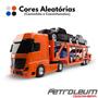 Imagem de Caminhão Cegonheira Petroleum 32cm + 4 Pick-ups/Caminhonetes 1470 - Roma Brinquedos