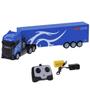 Imagem de Caminhão com Controle Remoto Truck Service Azul Recarregável